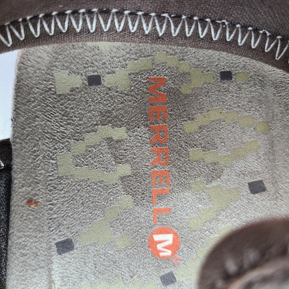 Merrell Terran Cross II brown and cream strappy active sandals women's Sz 10 - Picture 11 of 13